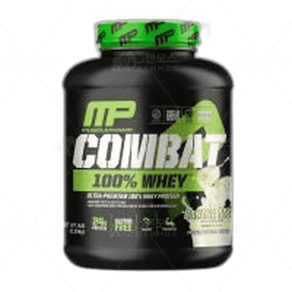 [[Musclepharm]] 컴뱃 100% 웨이 프로틴 파우더 드링크 믹스 바나나 밀크 71 서빙, 2.25 kg