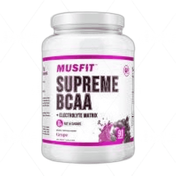 [[Musfit]] 슈프림 BCAA + 일렉트로라이트 매트릭스 파우더 그레이프 90 서빙, 1.35 kg
