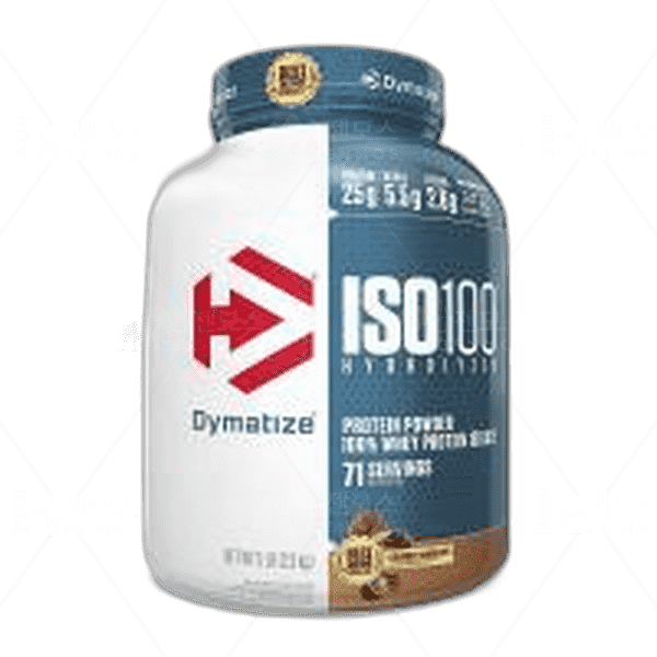 [[Dymatize]] Iso-100 가수분해 프로틴 파우더 100% 웨이 프로틴 아이솔레이트 고메 초콜릿 71 서빙, 2.3 kg