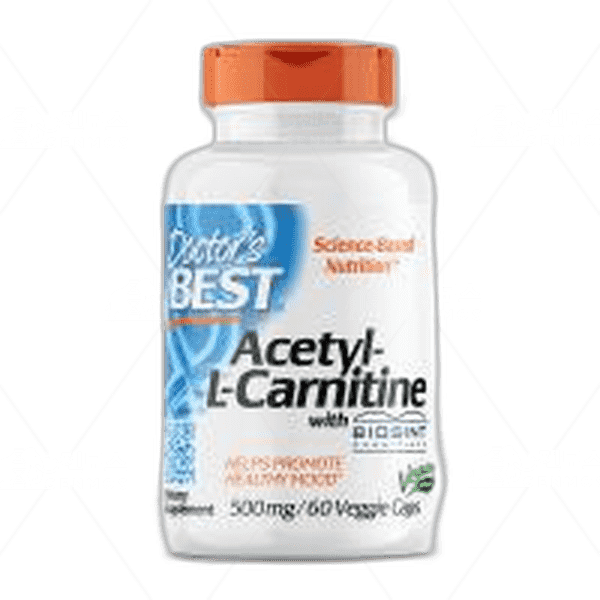[[Doctor's Best]] 아세틸-L-카르니틴 위드 바이오신트 500 mg, 60 베지캡슐