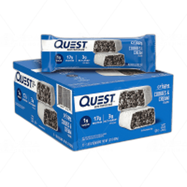 [[Quest Nutrition]] 히어로 프로틴 바 크리스피 쿠키 앤 크림 (12 개입), 1 세트