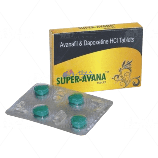 슈퍼 아바나 (아바나필 AVANAFIL 100mg + 다폭세틴 Dapoxetine 60mg)