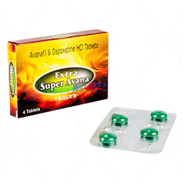 엑스트라 슈퍼 아바나 (아바나필 AVANAFIL 200mg + 다폭세틴 Dapoxetine 60mg)