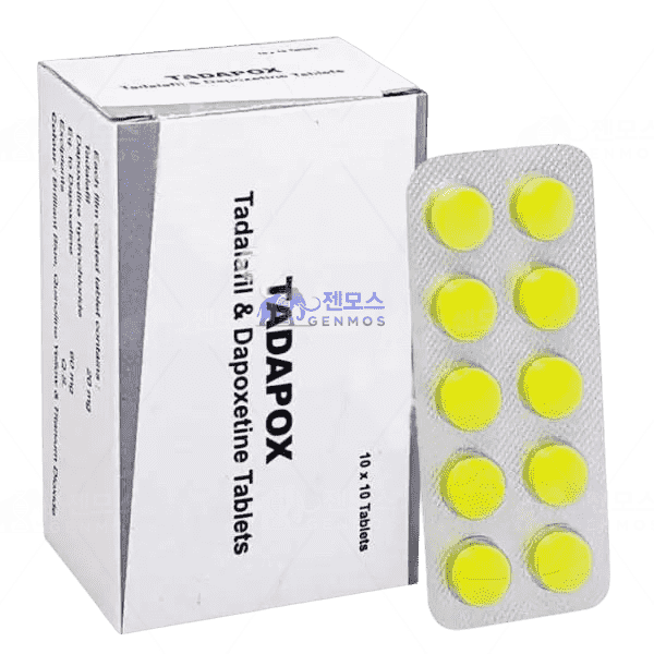 타다폭스 (타다라필 Tadalafil 20mg +다폭세틴 Dapoxetine 60mg)