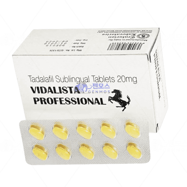 비달리스타 프로페셔널 (타다라필 Tadalafil 20mg)