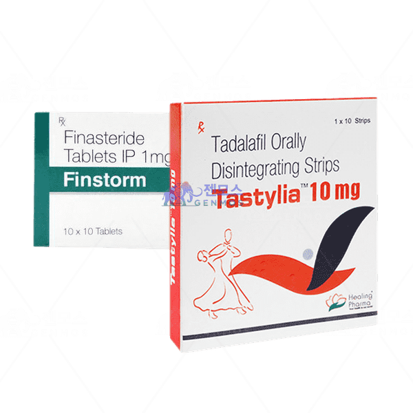 핀스톰 + 타스틸리아 10 ( 피나스테리드 Finasteride 1mg ) + ( 타다라필 tadalafill 10mg )