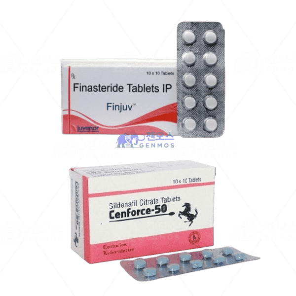 핀주브 700정 + 센포스 50mg 100정
