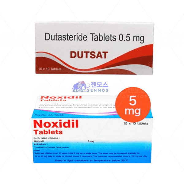 두사트 + 녹시딜 테블릿 (두타스테리드 Dutasteride 0.5mg + 미녹시딜 Minoxidil 5mg)