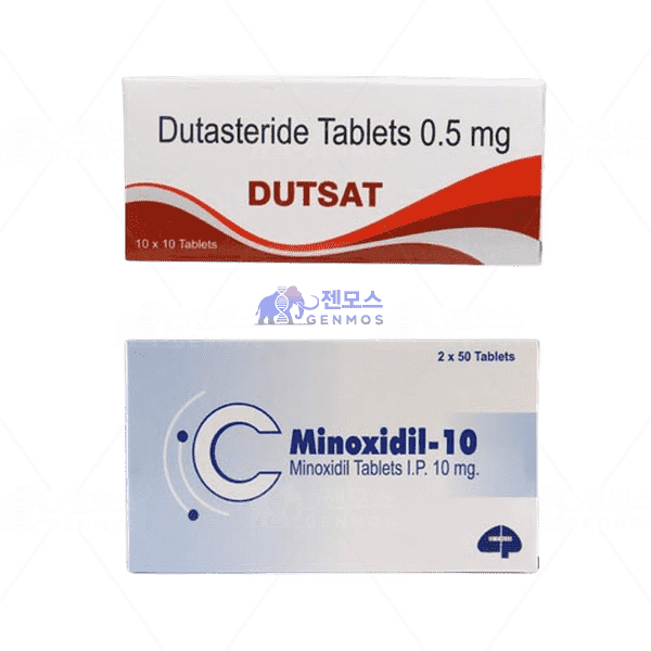 두사트 + 미녹시딜 10 (두타스테리드 Dutasteride 0.5mg + 미녹시딜 Minoxidil 10mg)