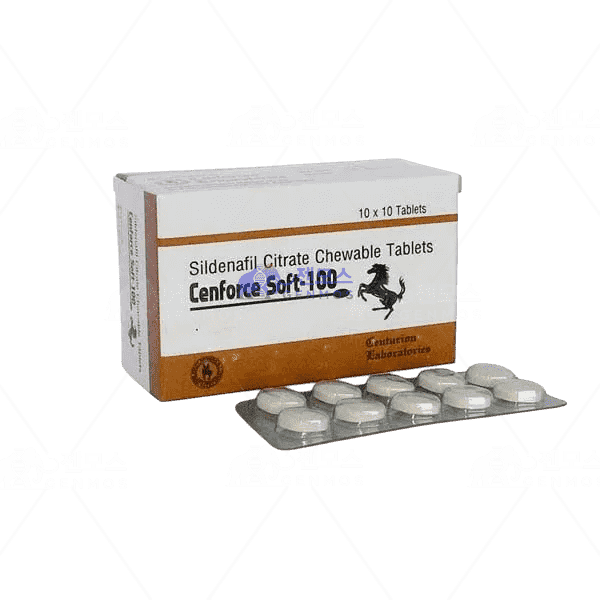 센포스 소프트 100 (구연산 실데나필 Sildenafil Citrate 100mg)